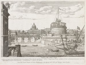 St. Angelo from "Prospectus Locurum Urbis Romae Insign[ium]
