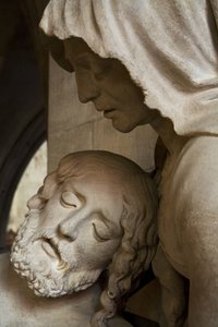 Piedad, detalle de Ligier Richier
