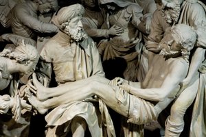 El Entierro y el Desmayo de la Virgen de Ligier Richier