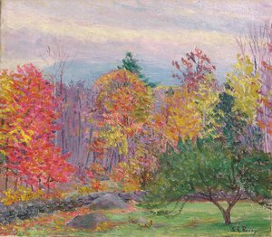 Paisaje en Hancock, New Hampshire, octubre de 1923