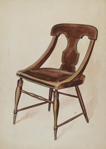 Silla pintada de Lillian Causey