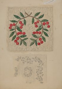 Colcha, apliqué de Lillian Causey