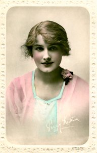 Peggy Kurton, actriz, principios del siglo XX