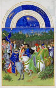 Mayo Les Très Riches Heures du duc de Berry, 1412-1416 de Limbourg Brothers
