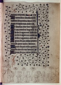 Letanía de un libro de horas: gran procesión en Roma contra la peste de Limbourg Brothers