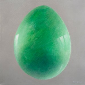 Gran huevo de jade