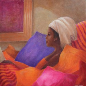 Dorcas leyendo