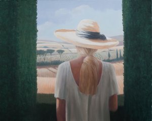Chica, Vista Trasera, Toscana, 2012