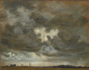 Estudio de nubes, c.1850 de Lionel Constable