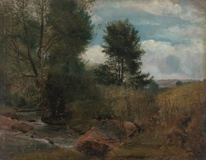 Vista del río Sid, cerca de Sidmouth de Lionel Constable