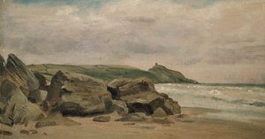 Vista hacia Rame Head, Cornwall, siglo XIX de Lionel Constable