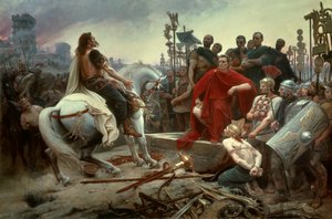 Vercingétorix se rinde a César de Lionel Noel Royer