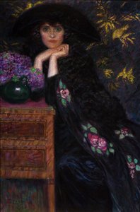 Figura de Mujer Retrato de Violette, 1920