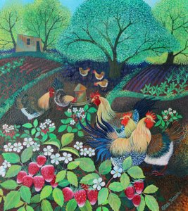 Fiesta de gallinas, 2016 de Lisa Graa Jensen