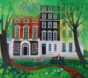 Relajándose en Berkley Square 2016 de Lisa Graa Jensen