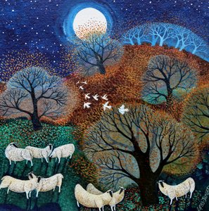 Windy Sheep, 2022 (acrílicos sobre lino)