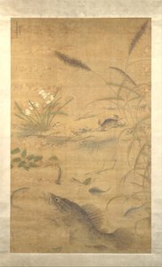 Flores, peces y cangrejos de Liu Jie