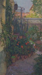 El tríptico o el jardín floreciente de Llewelyn Lloyd