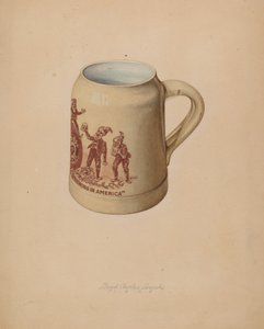 Jarra de gres para cerveza, 1939 de Lloyd Charles Lemcke