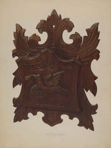 Estante de pared para periódicos, 1939 de Lloyd Charles Lemcke
