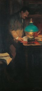 Retrato del Crítico de Arte y Escritor Raimon Casellas de Lluís Graner