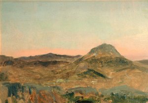 Pico de Montaña Griega al Atardecer de Lockwood de Forest