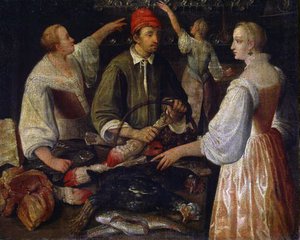 Interior de la tienda (óleo sobre lienzo) de Lodewijk Toeput