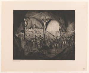 Gólgota I (título original) de Lodewijk Schelfhout (signed by artist)