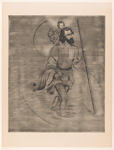 San Cristóbal con el Niño Jesús
Saint Christophe (título original) de Lodewijk Schelfhout (signed by artist)