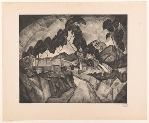 Paisaje montañoso en Provenza La Provence (título original del objeto)