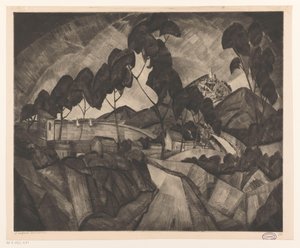 Paisaje montañoso en Provenza La Provence (título original del objeto)
