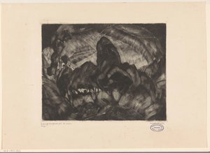 paisaje montañoso con árboles Les Arbres (título original del objeto) de Lodewijk Schelfhout (signed by artist)