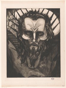 cabeza de cristo Tête de Christ I (título original) de Lodewijk Schelfhout (signed by artist)