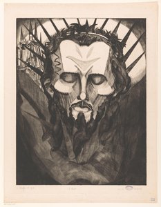 cabeza de cristo Tête de Christ I (título original del objeto) de Lodewijk Schelfhout (signed by artist)