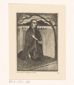 Mujer en una tumba
Femme au tombeau (título original) de Lodewijk Schelfhout (signed by artist)