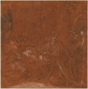 Adoración de los pastores de Lodovico Carracci