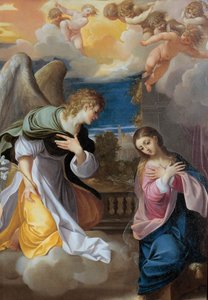 La Anunciación, 1603-1604 de Lodovico Carracci