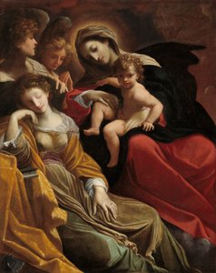 El sueño de Santa Catalina de Alejandría, c.1593