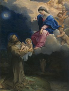 La visión de San Francisco, c.1602 de Lodovico Carracci