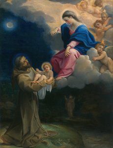 La visión de San Francisco, c. 1602 de Lodovico Carracci