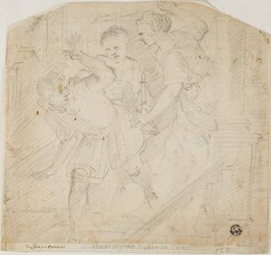 Dos mujeres persiguiendo a un hombre