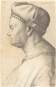 Perfil de un hombre de Lombard 16th Century