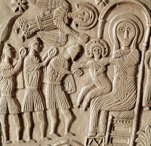 Arqueología de la Edad Media: adoración de los Magos