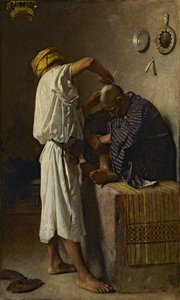 Una barbería oriental
