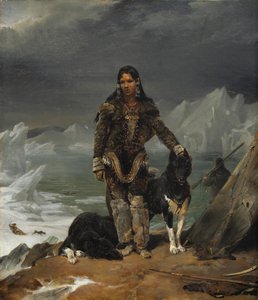 A Woman from the Land of Eskimos de Léon Cogniet