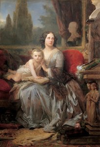 Maria Brignole-Sale, duquesa de Galliera, con su hijo Filippo de Léon Cogniet