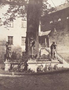 Nuremberg, Interior de la Corte del Burg imperial, 1857 de Léon Gérard