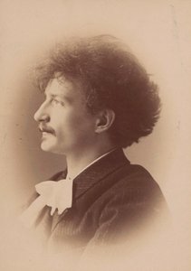Retrato del compositor Ignacy Jan Paderewski 1860-1941, 1890 de London . Photo studio Elliott and