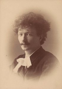 Retrato del compositor Ignacy Jan Paderewski 1860-1941, 1890 de London . Photo studio Elliott and
