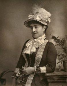 Adelina Patti, diva de ópera italiana, 1882